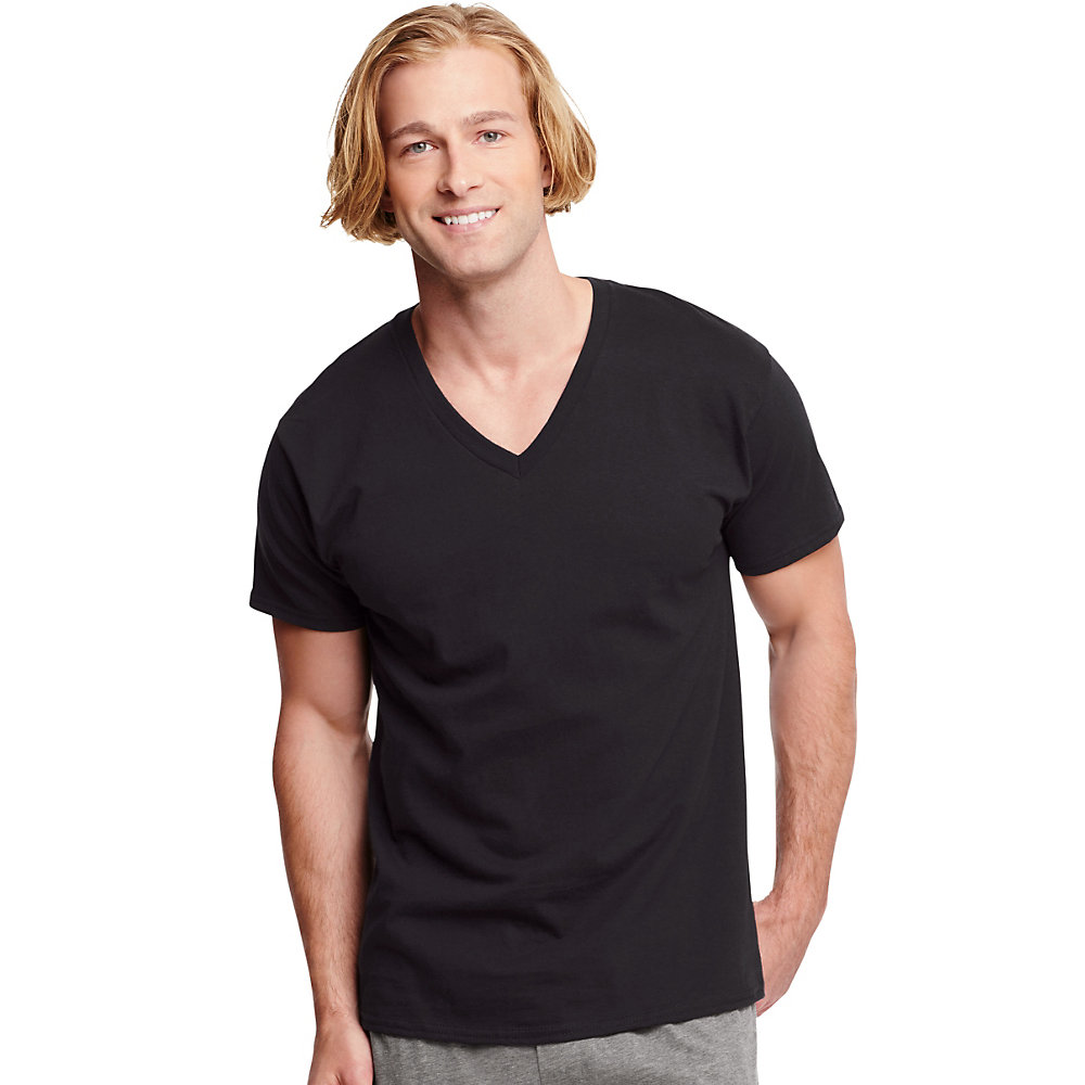 Hanes Classics Men S Traditional Fit Comfortsoft Tagless Dyed